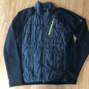 Smartwool Black Performance Jacket with Green Accent